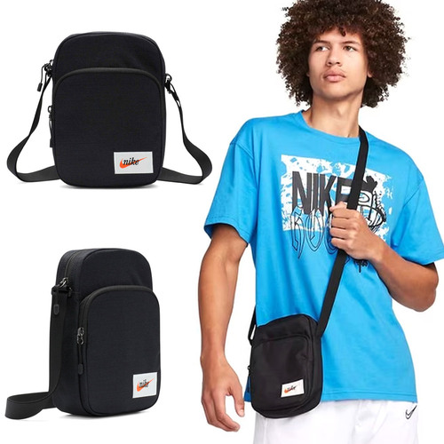 Nike Heritage Small Bag (Black/Orange)