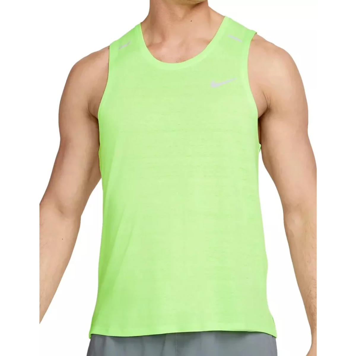 Nike Mens Dri-FIT Miler 1.0 Tank (Fluro Green)