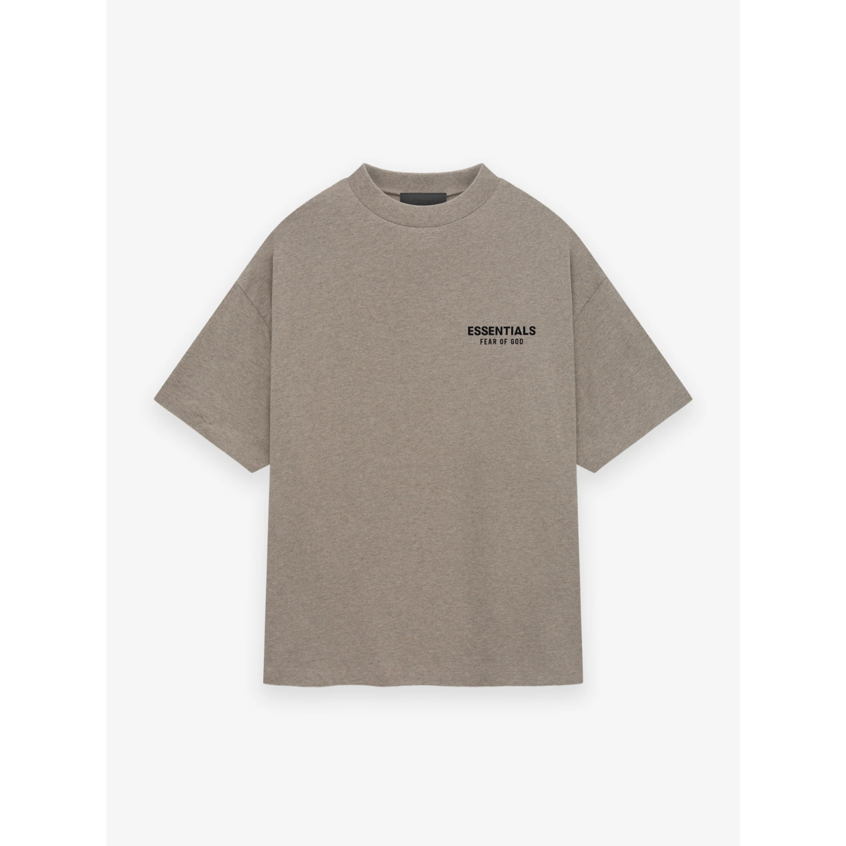 Fear of God Essentials Jersey Crewneck T-Shirt (Heather Grey)