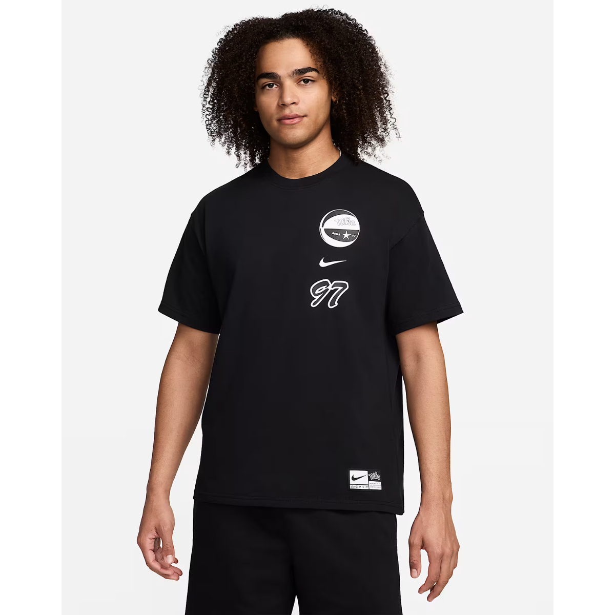 Nike Men's Max90 Basketball T-Shirt (Black)