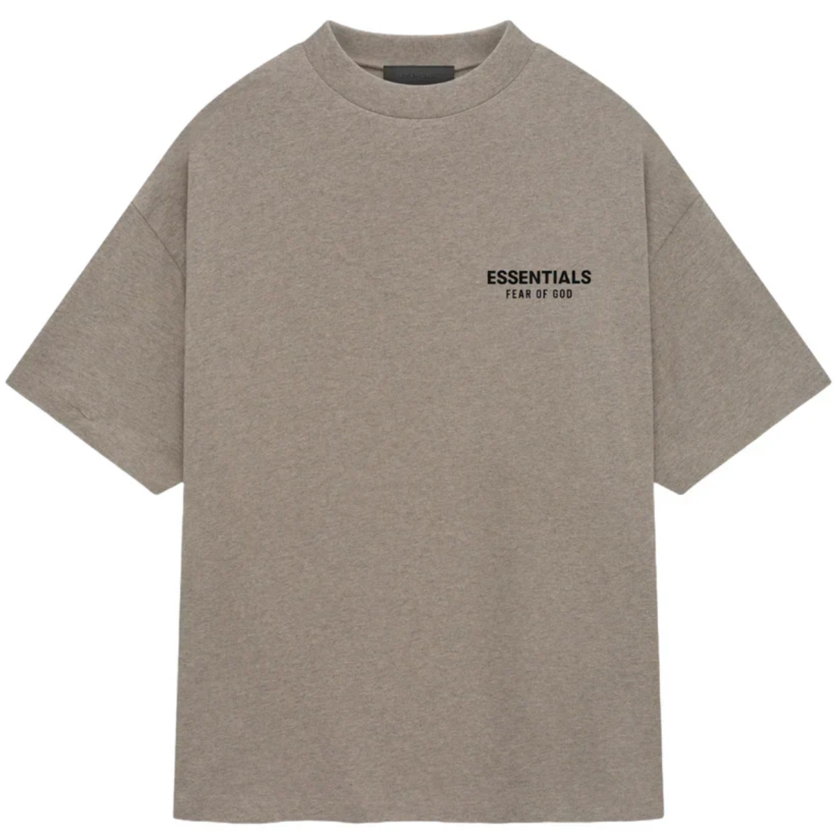 Fear of God Essentials Jersey Crewneck T-Shirt (Heather Grey)