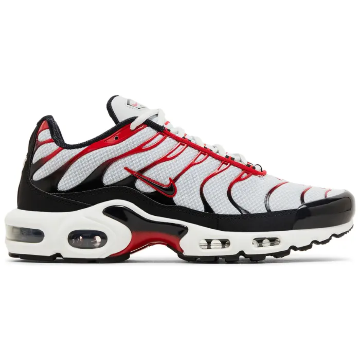 Nike Air Max Plus (Pure Platinum/University Red)