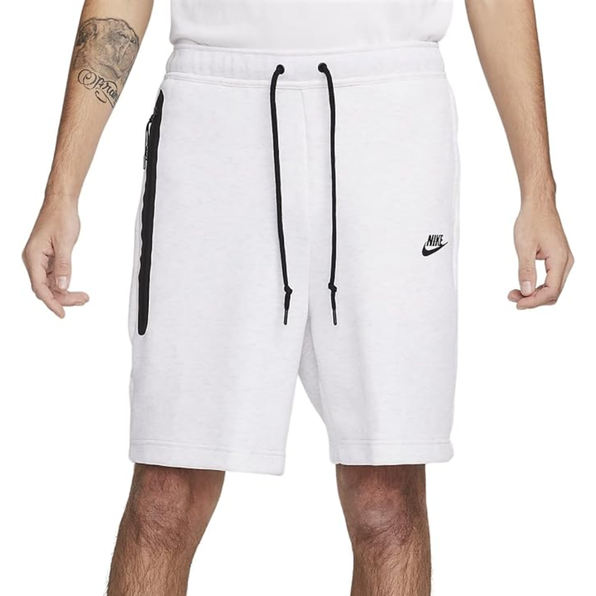 Nike Men's Tech Fleece Shorts (Birch Heather/Black)