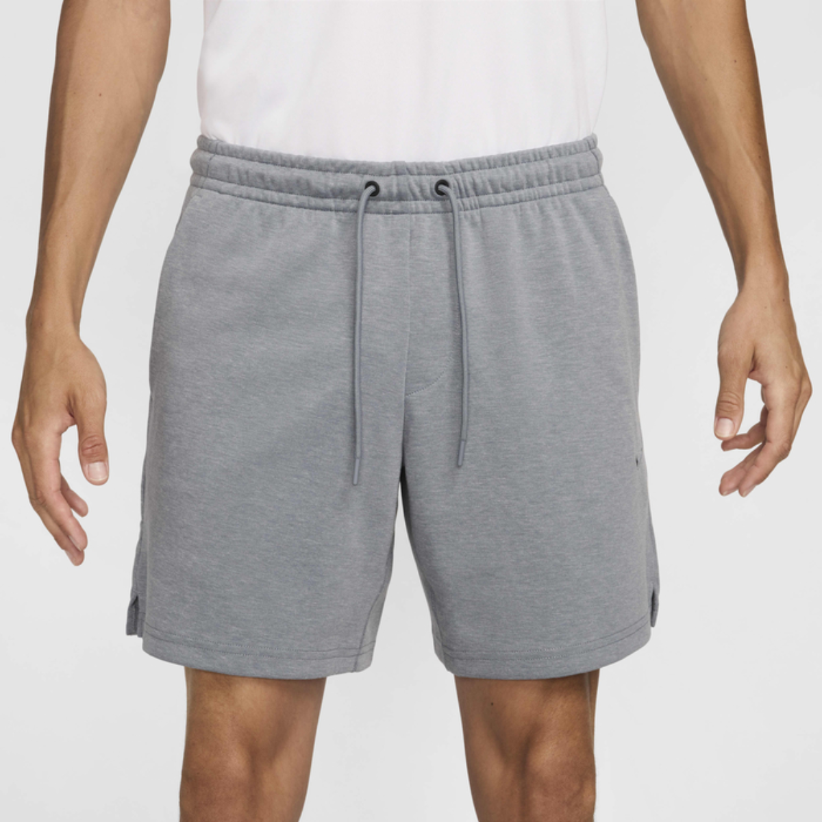 Nike Primary Fleece Mens Dri-FIT Unlined Performance Shorts (Cool Grey)