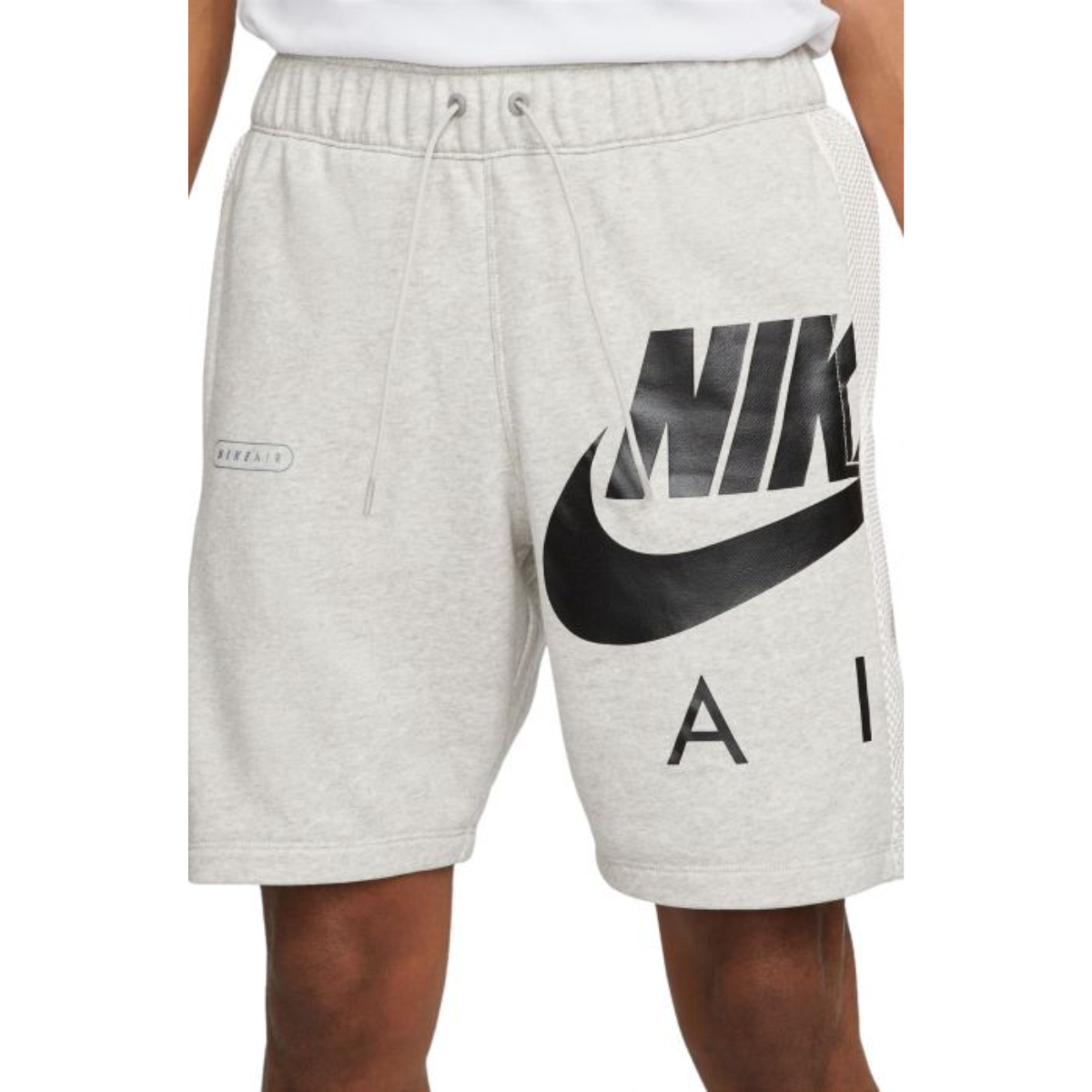 Nike Sportswear Air French Terry Shorts (Heather Grey/Black)