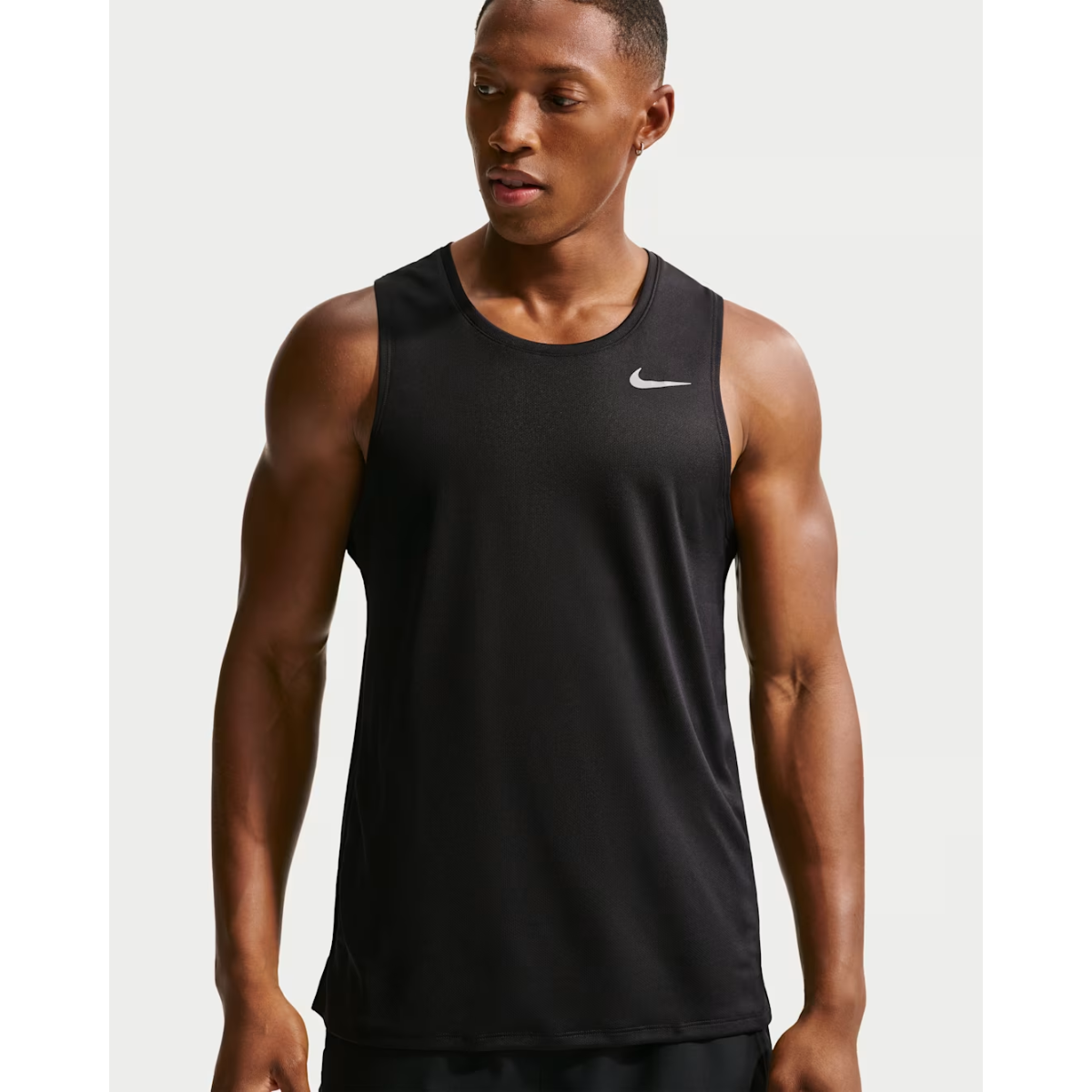 Nike Miler Men's Dri-FIT Running Tank Top (Black)