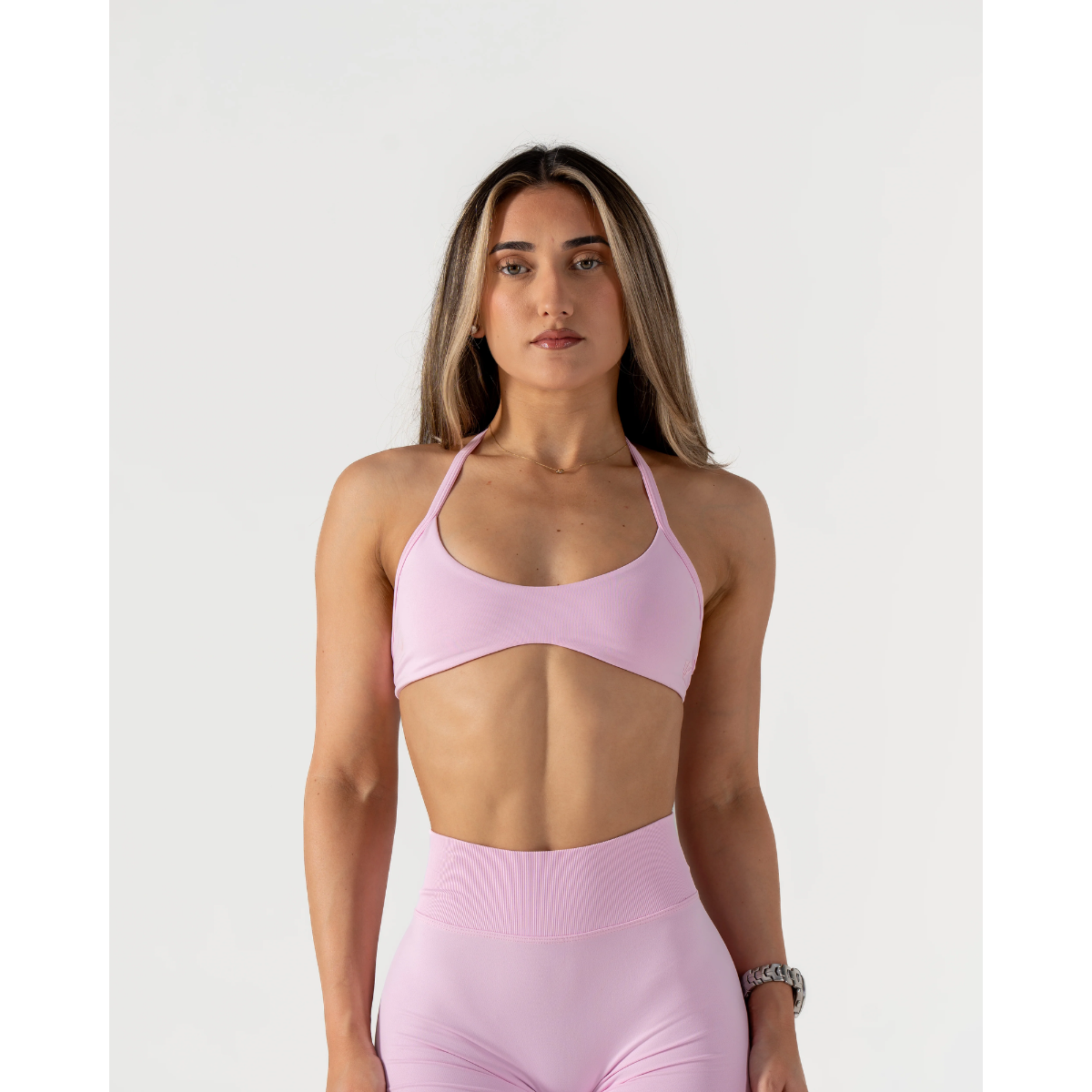 KEEPTHATPUMP Recoil Bralette (Light Pink)