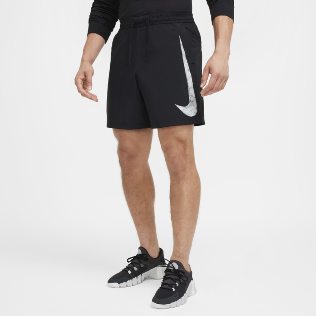 Nike Form Swoosh Men's Dri-FIT Shorts (Black)