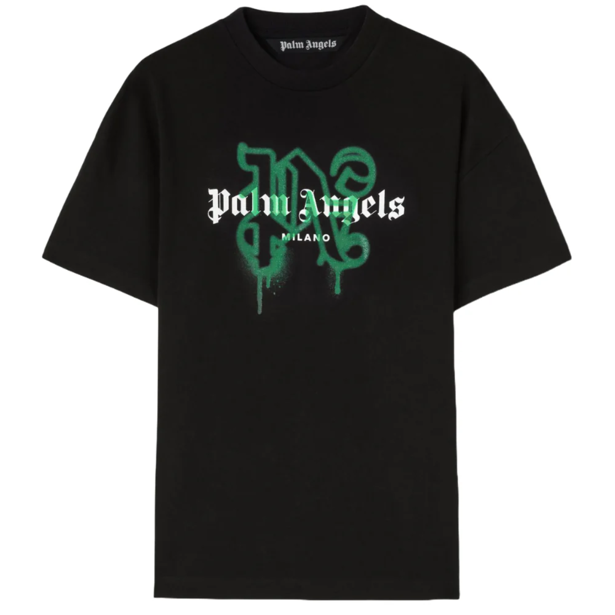 Palm Angels Milano Sprayed Monogram T-Shirt