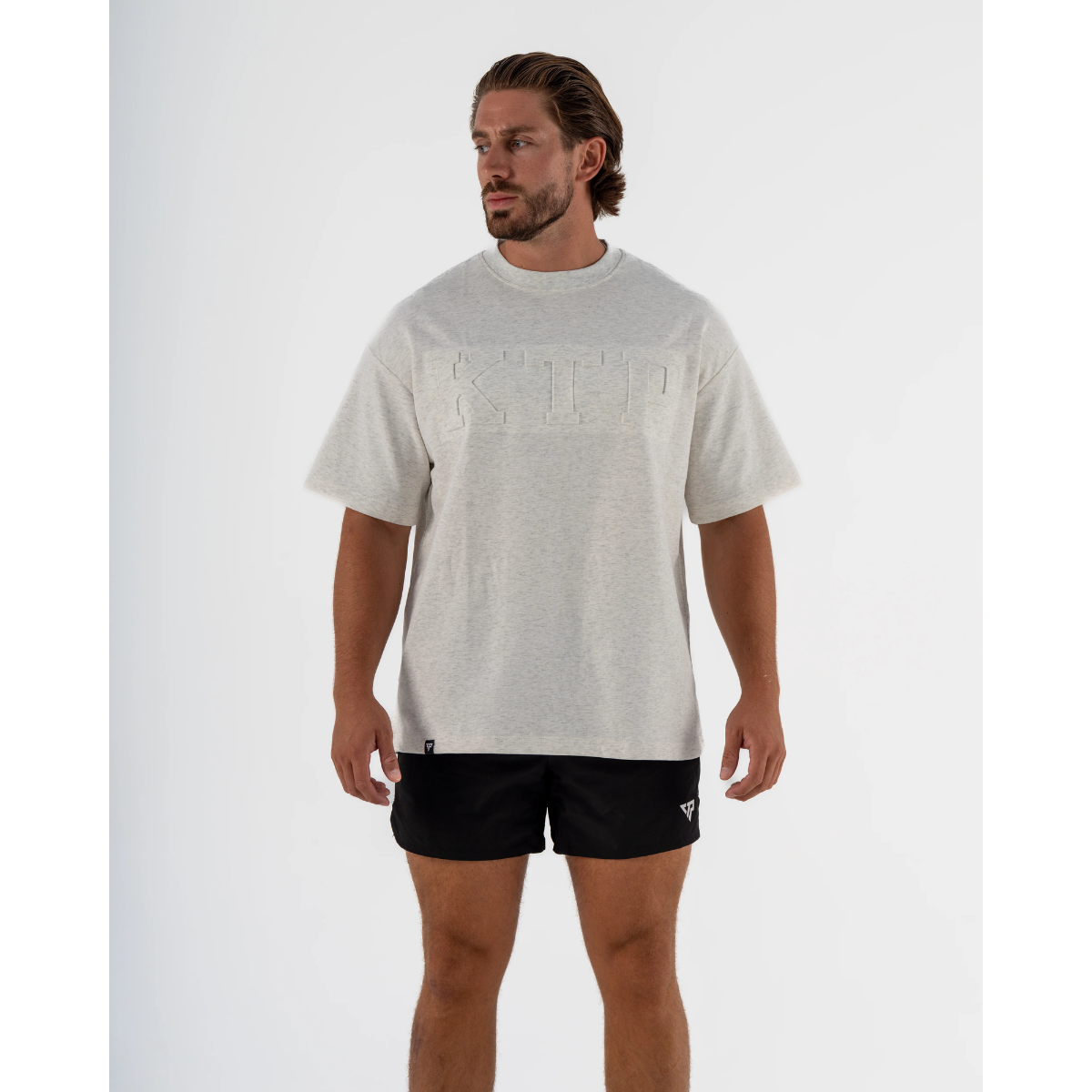 KEEPTHATPUMP Embossed Tee 2 (Marle Grey)