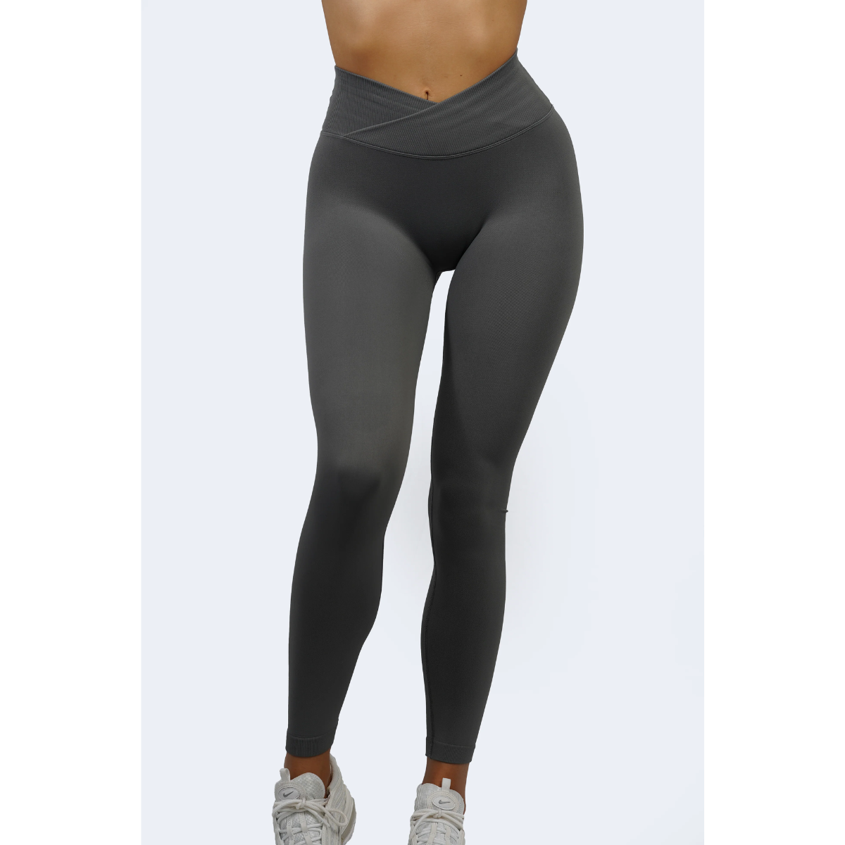 KEEPTHATPUMP Core V-Waist Leggings (Storm Grey)