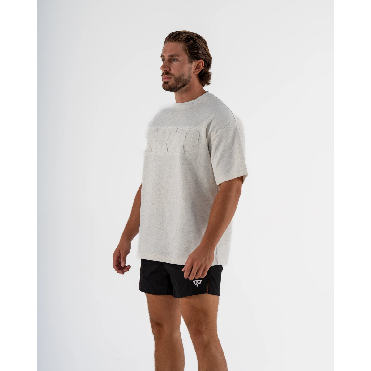 KEEPTHATPUMP Embossed Tee 2 (Marle Grey)