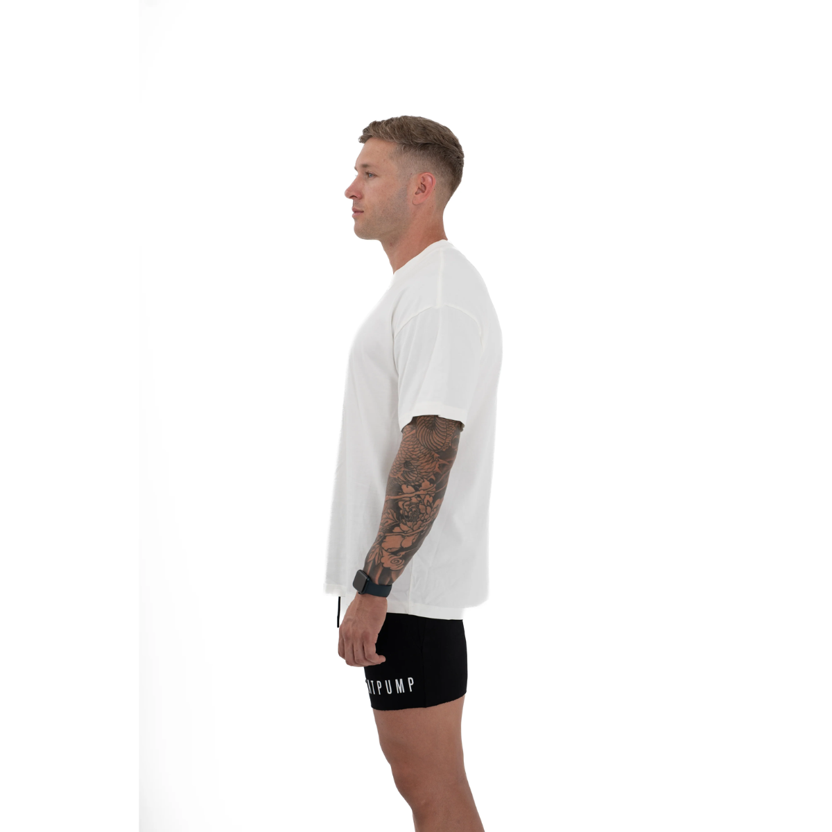 KEEPTHATPUMP Mens Oversized Tee (White)
