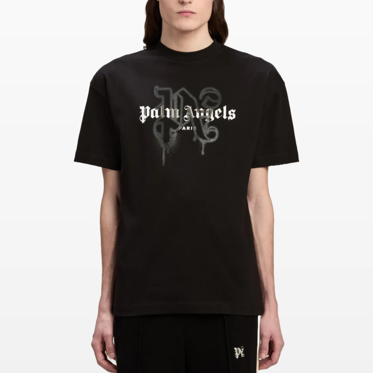 Palm Angels Paris Sprayed Monogram T-Shirt