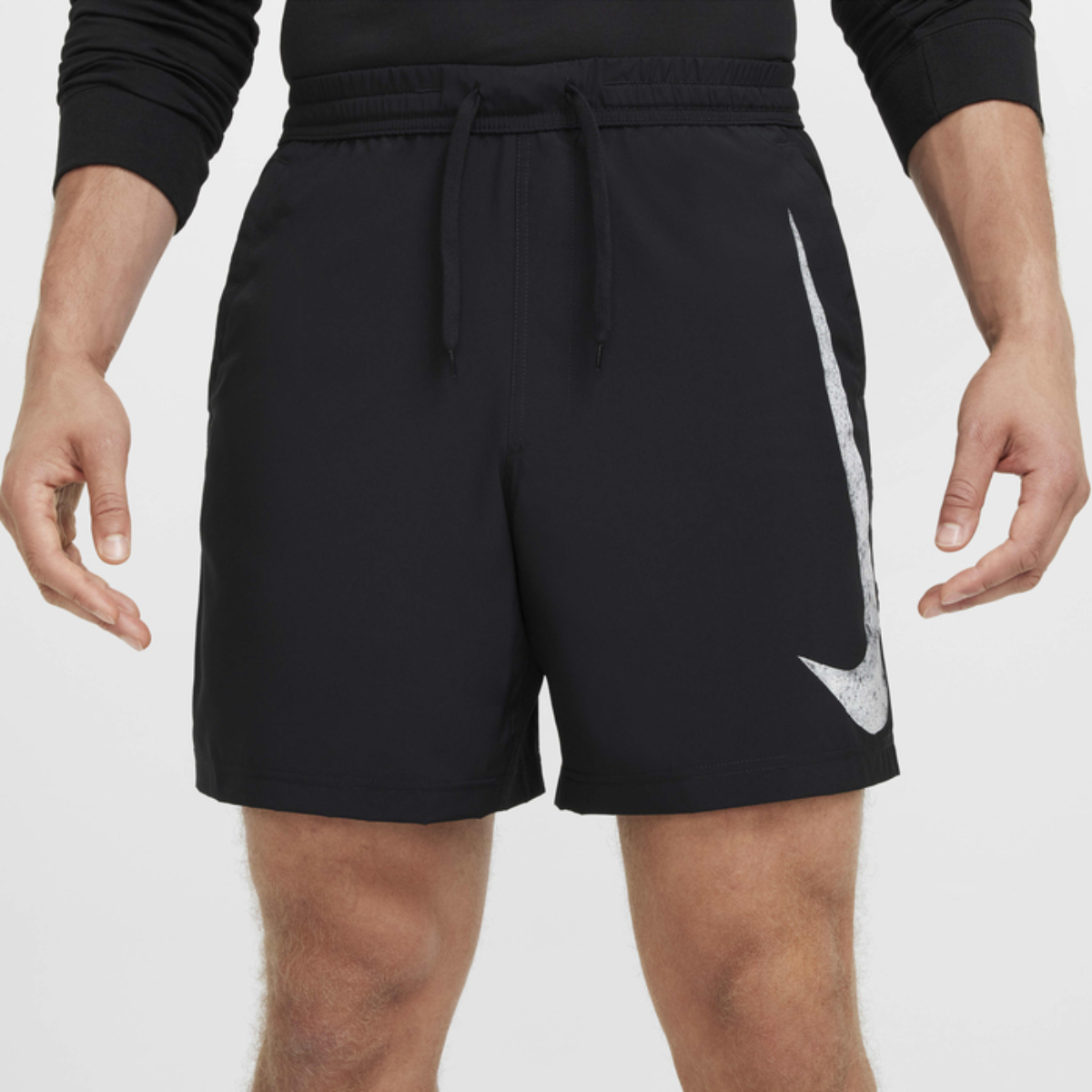 Nike Form Swoosh Men's Dri-FIT Shorts (Black)