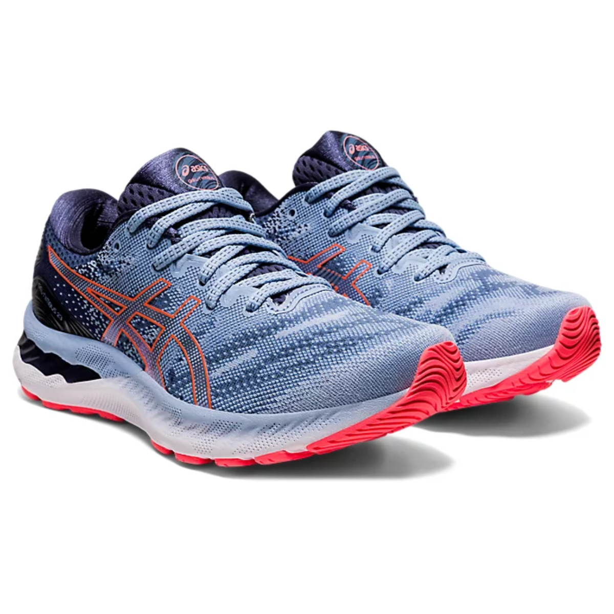 ASICS GEL-Nimbus 23 (Mist/Blazing Coral)