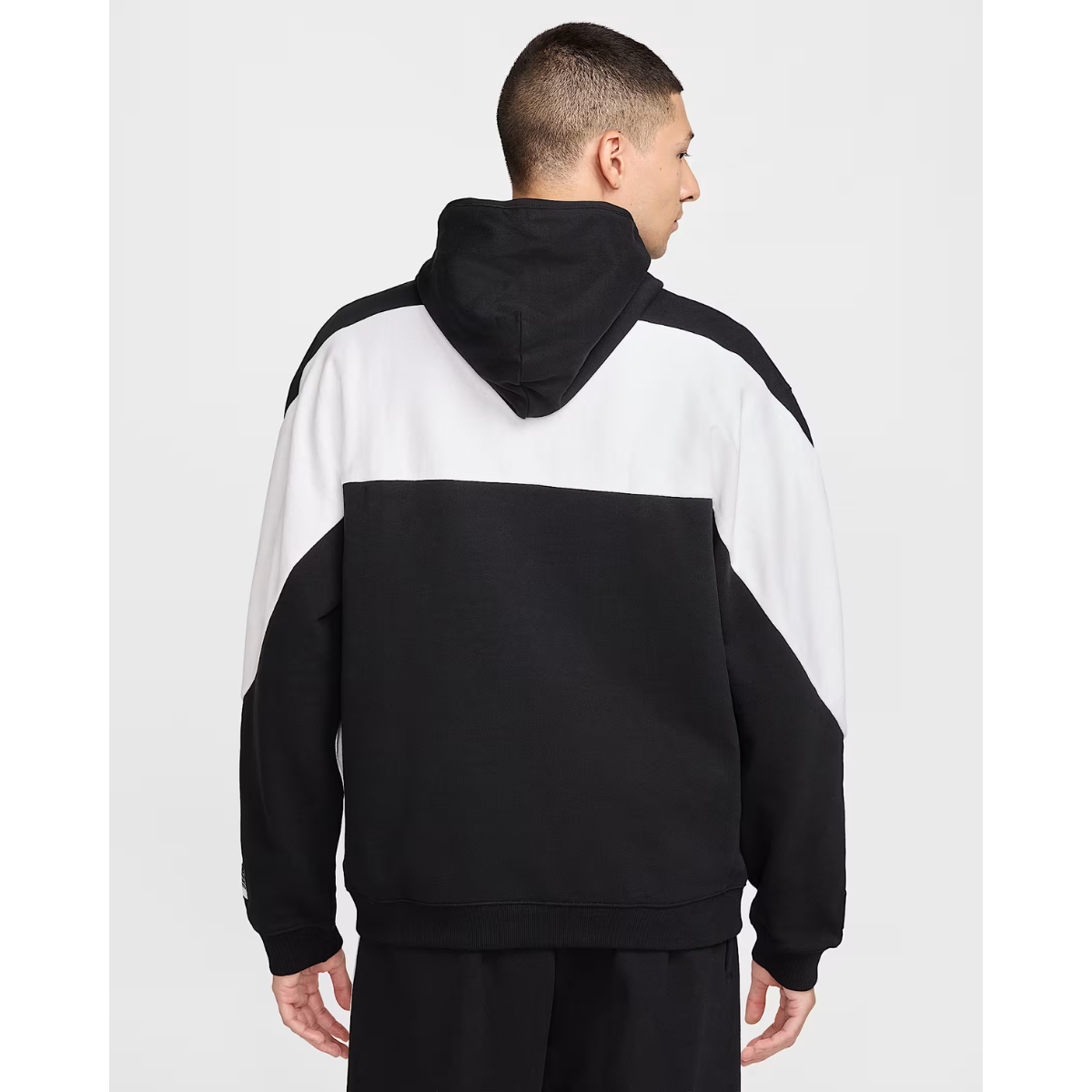 Nike Air Men's Fleece Pullover Hoodie (Black/White)
