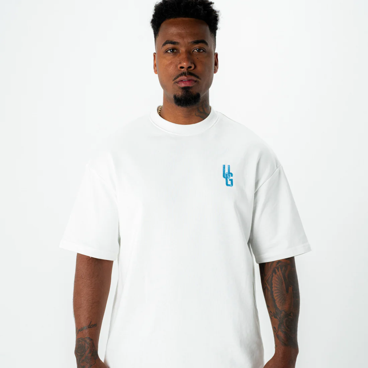 Undrground Empire Street T-Shirt (White/Blue)