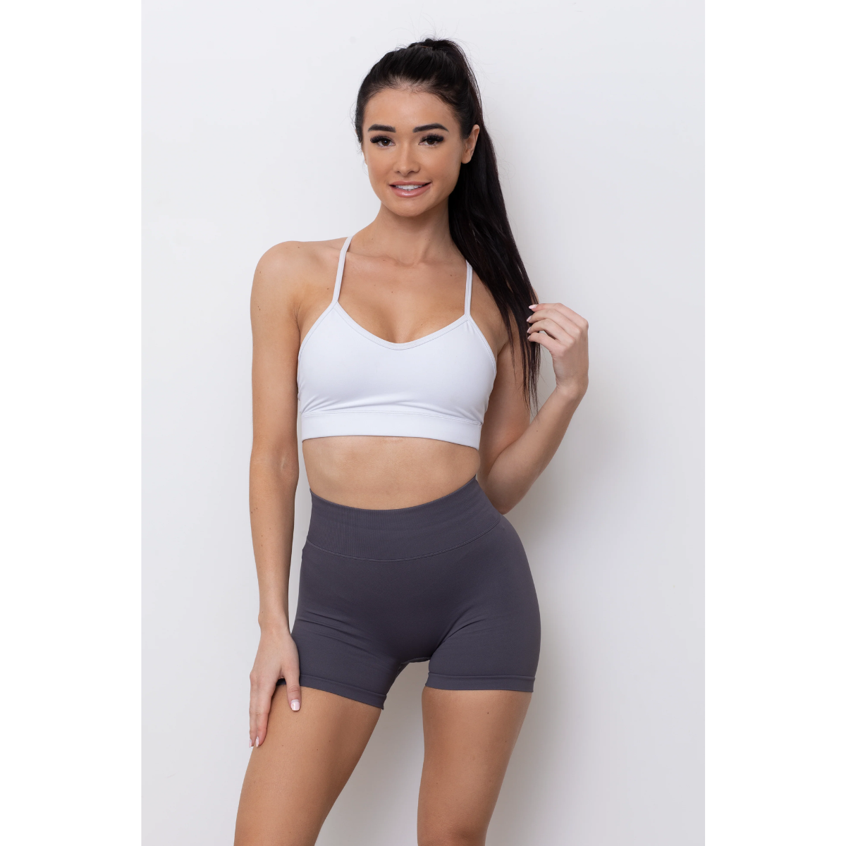 KEEPTHATPUMP Core Scrunch Shorts (Storm)