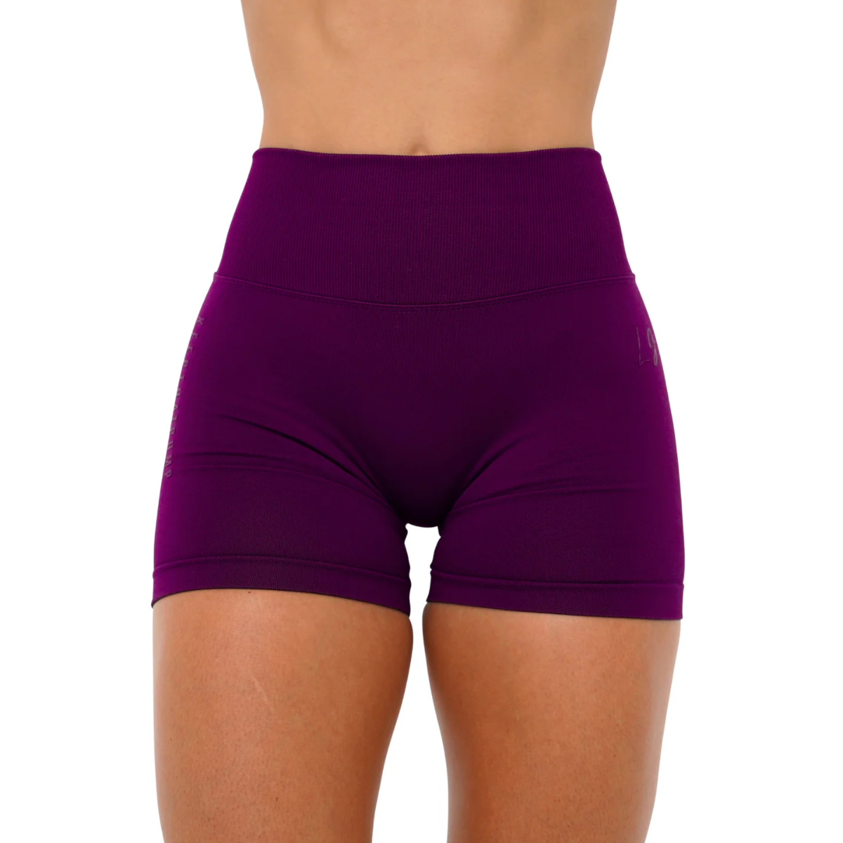 KEEPTHATPUMP LJ V-Back Scrunch Shorts (Berry)