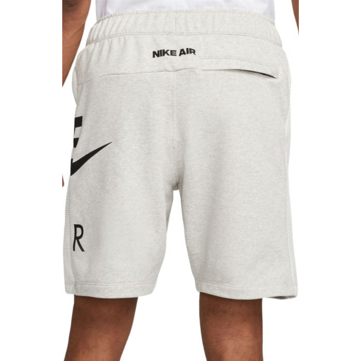 Nike Sportswear Air French Terry Shorts (Heather Grey/Black)