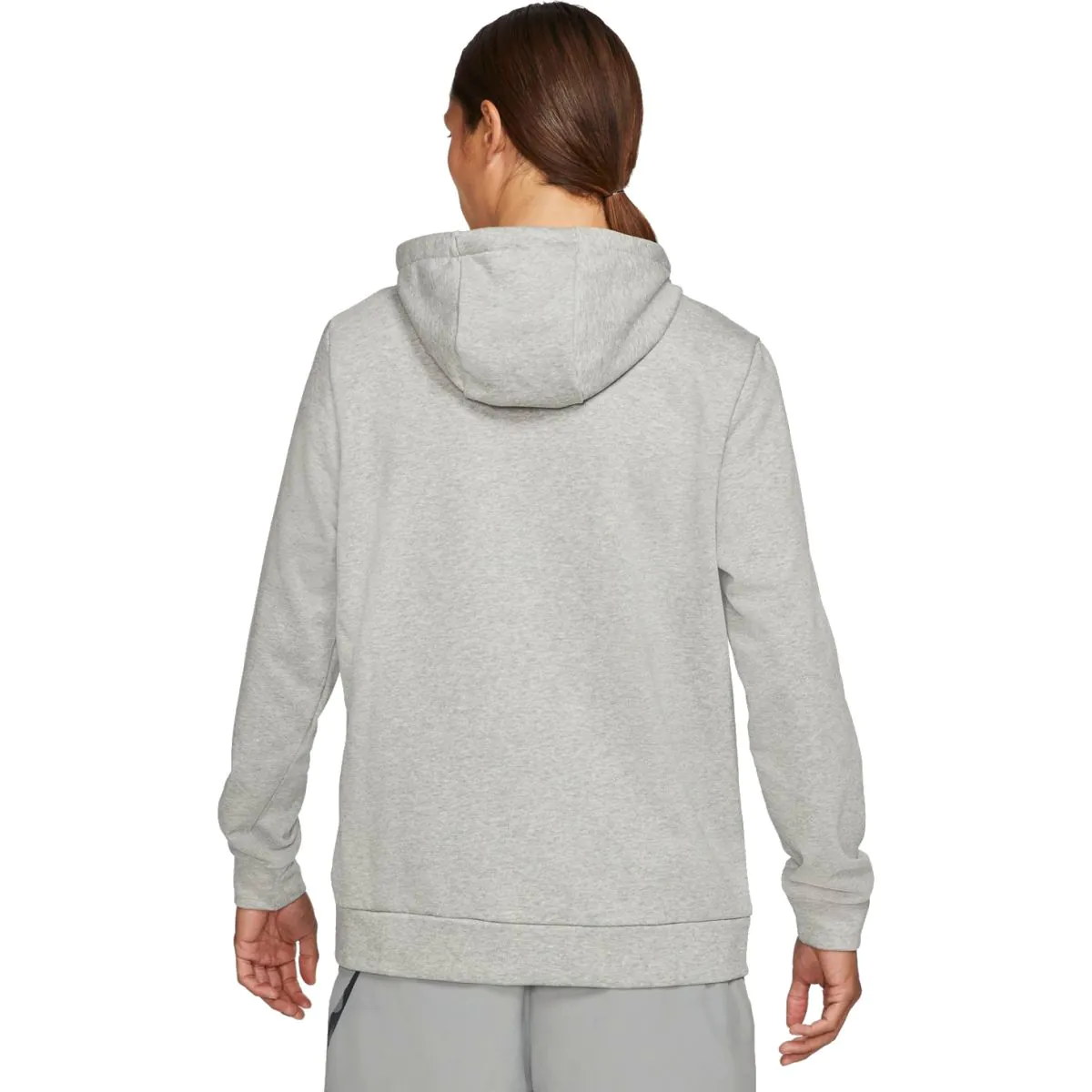 Nike Mens Dri-fit Zip-up Training Hoodie (Grey)