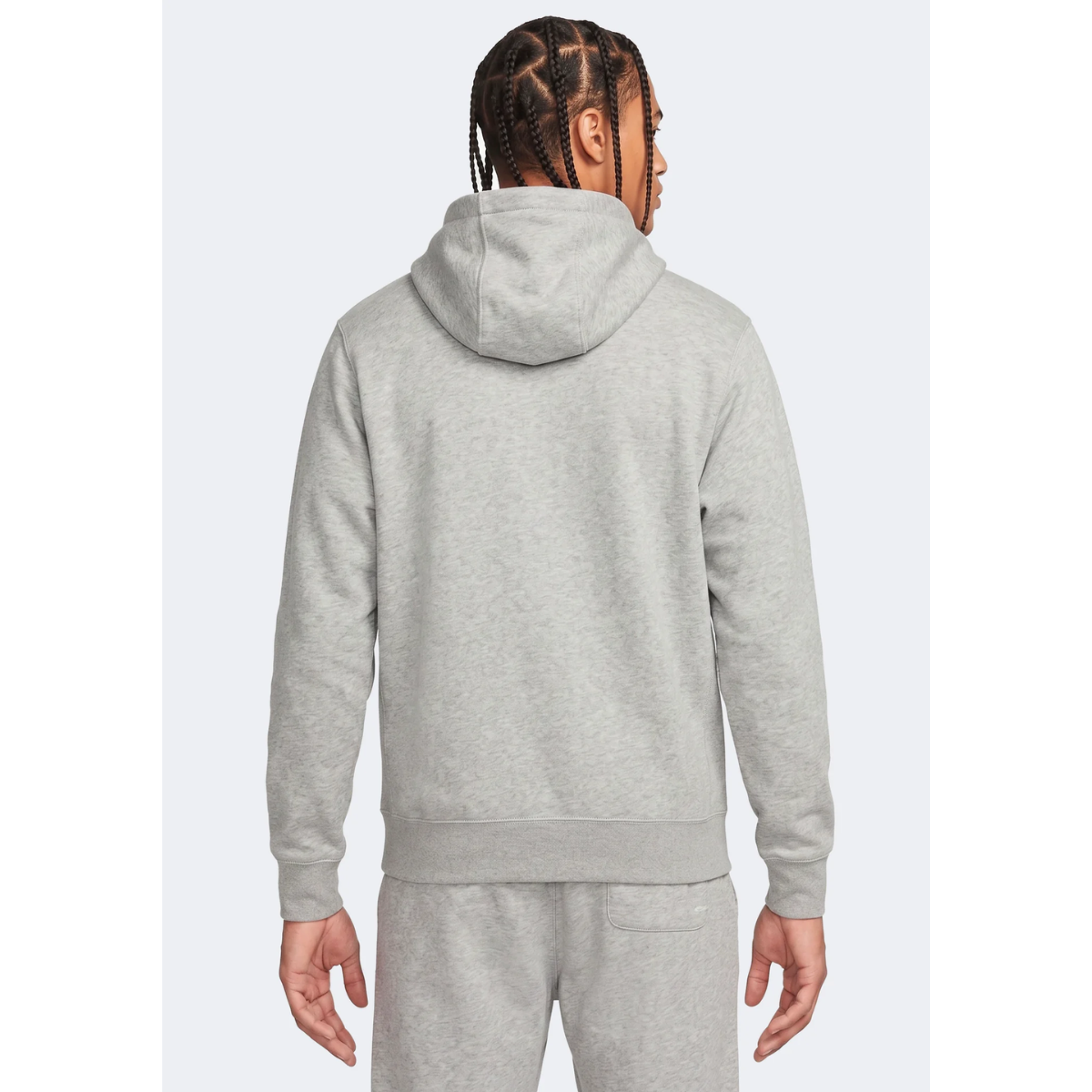 Nike Mens Sportswear Club Fleece Pullover Hoodie (Grey)