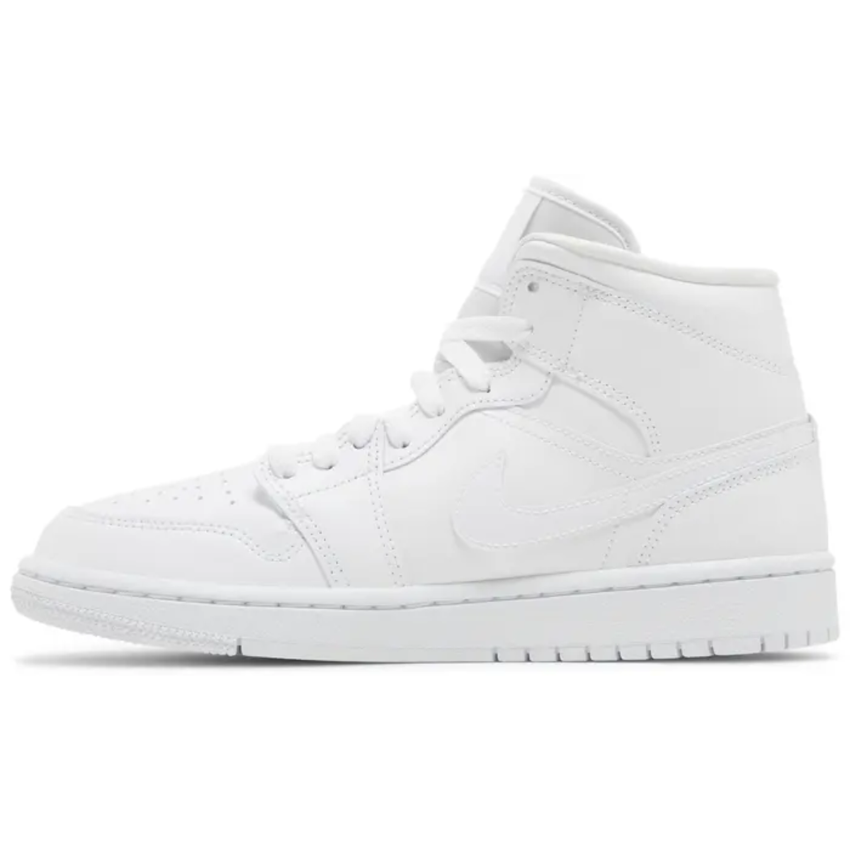 Air Jordan 1 Mid (Triple White)