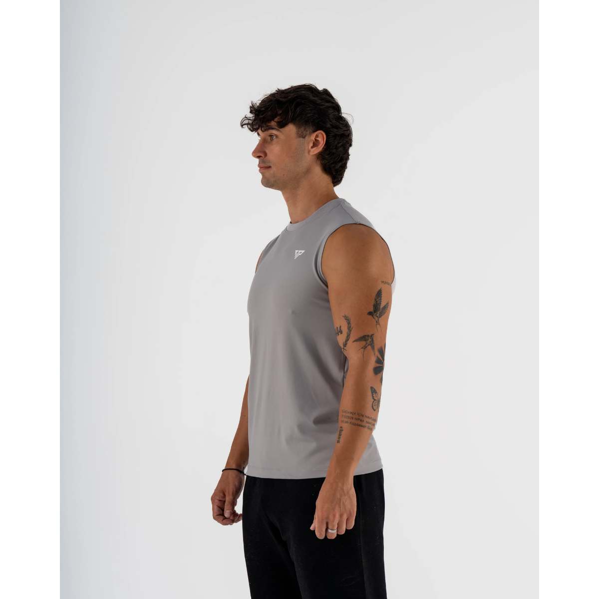 KEEPTHATPUMP Mens Dry Fit Tank (Grey)
