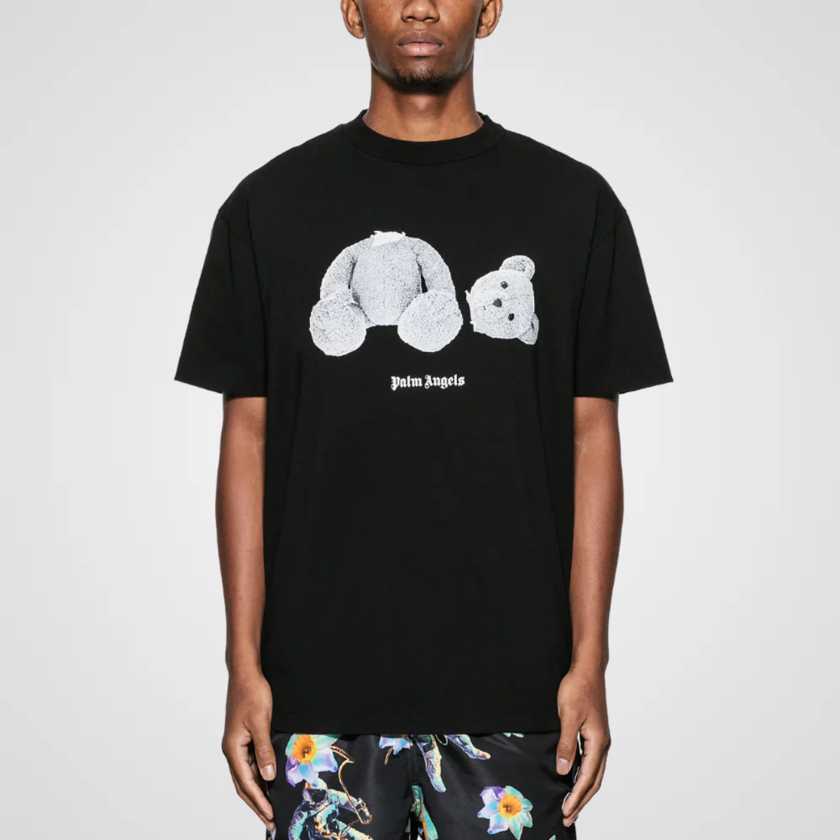 Palm Angels Ice Bear T-Shirt (Black/White)
