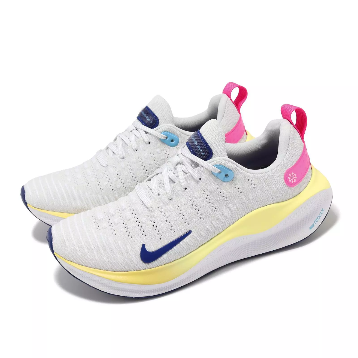 Womens Nike ReactX Infinity Run 4 (Photon Dust/Royal Blue)
