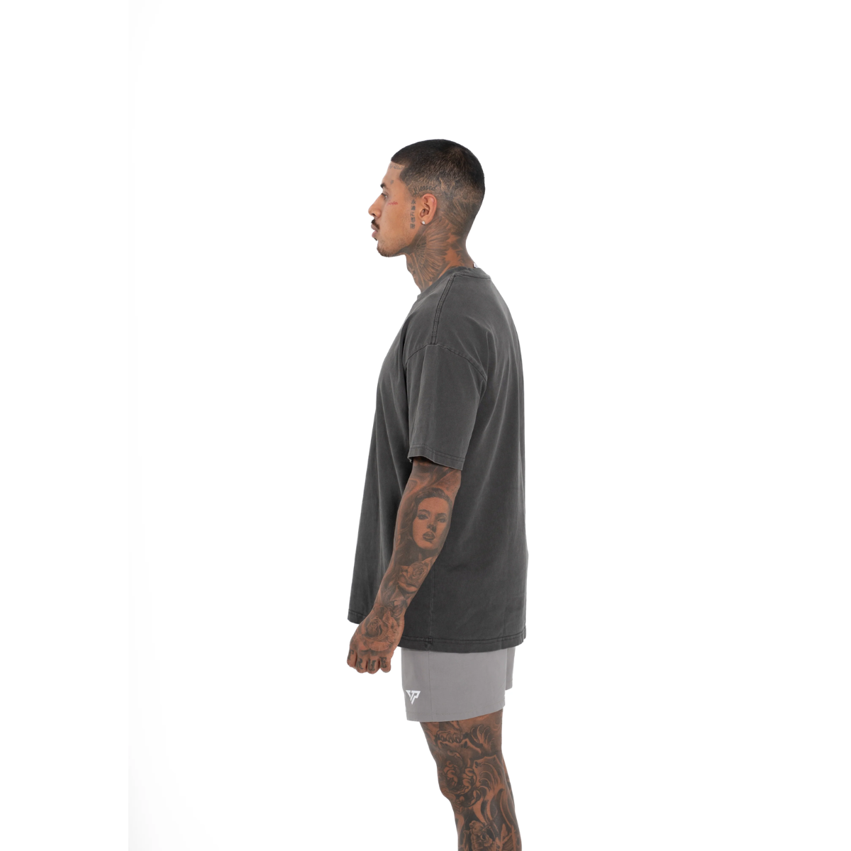 KEEPTHATPUMP Mens Oversized Tee (Charcoal)