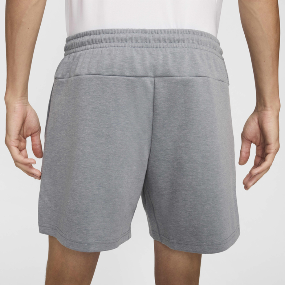 Nike Primary Fleece Mens Dri-FIT Unlined Performance Shorts (Cool Grey)