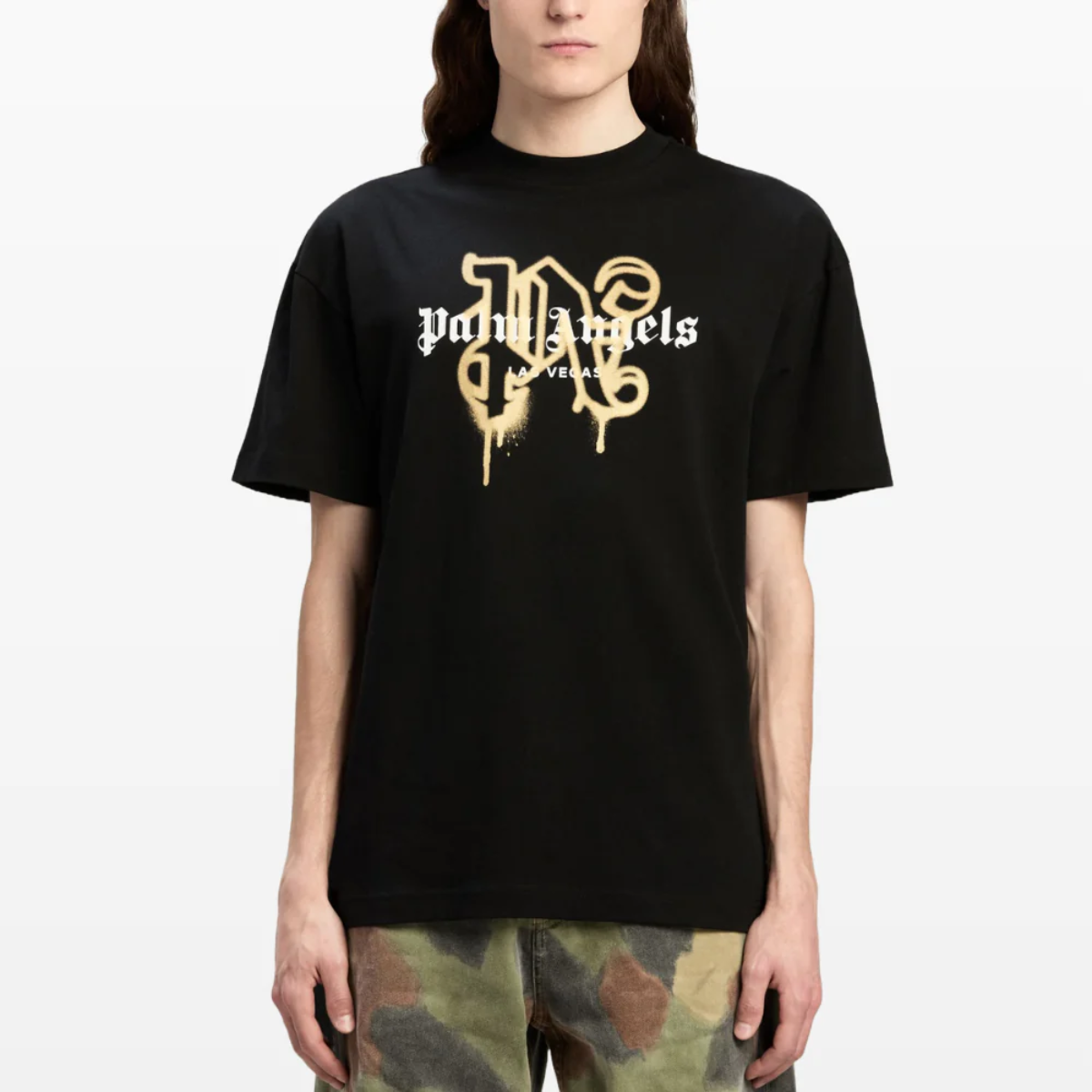 Palm Angels Las Vegas Sprayed Monogram T-Shirt