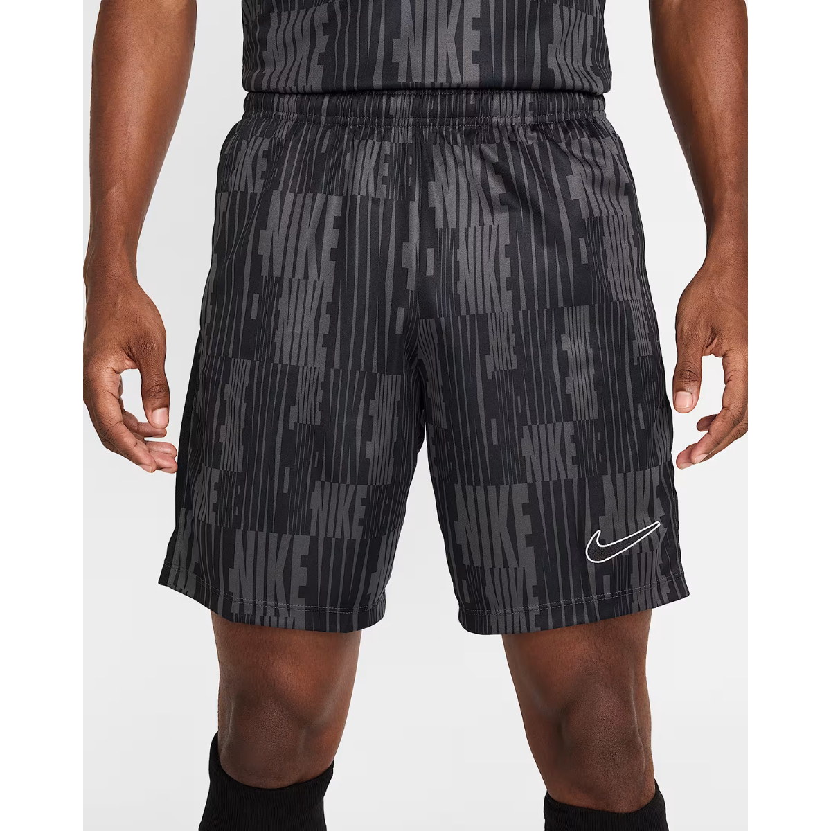 Nike Academy+ Men's Dri-FIT Soccer Shorts (Black/Grey)
