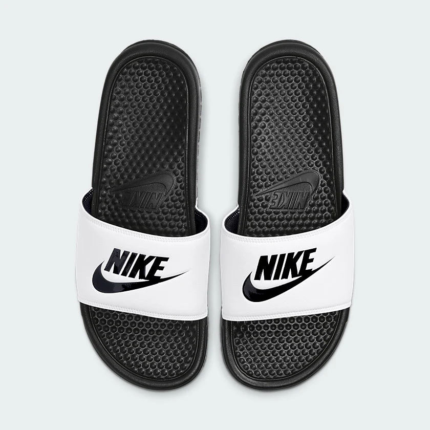 Nike Benassi JDI Slide (White/Black)