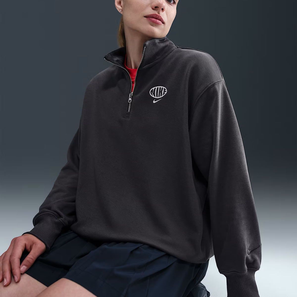 Nike Sportswear Phoenix Fleece Women's Oversized 1/4-Zip Sweatshirt