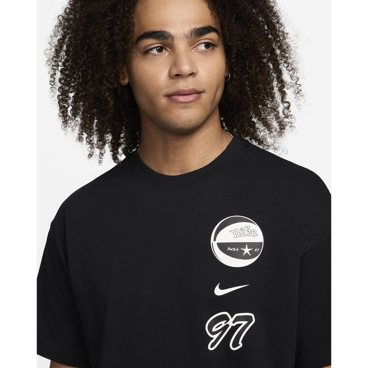 Nike Men's Max90 Basketball T-Shirt (Black)