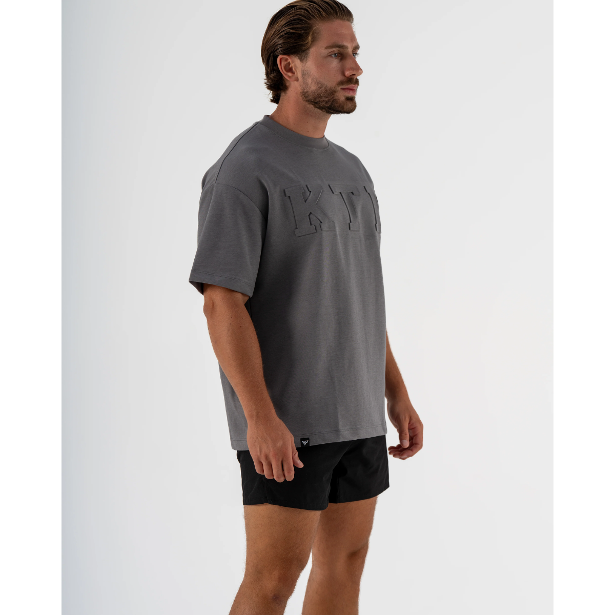 KEEPTHATPUMP Embossed Tee 2 (Charcoal)