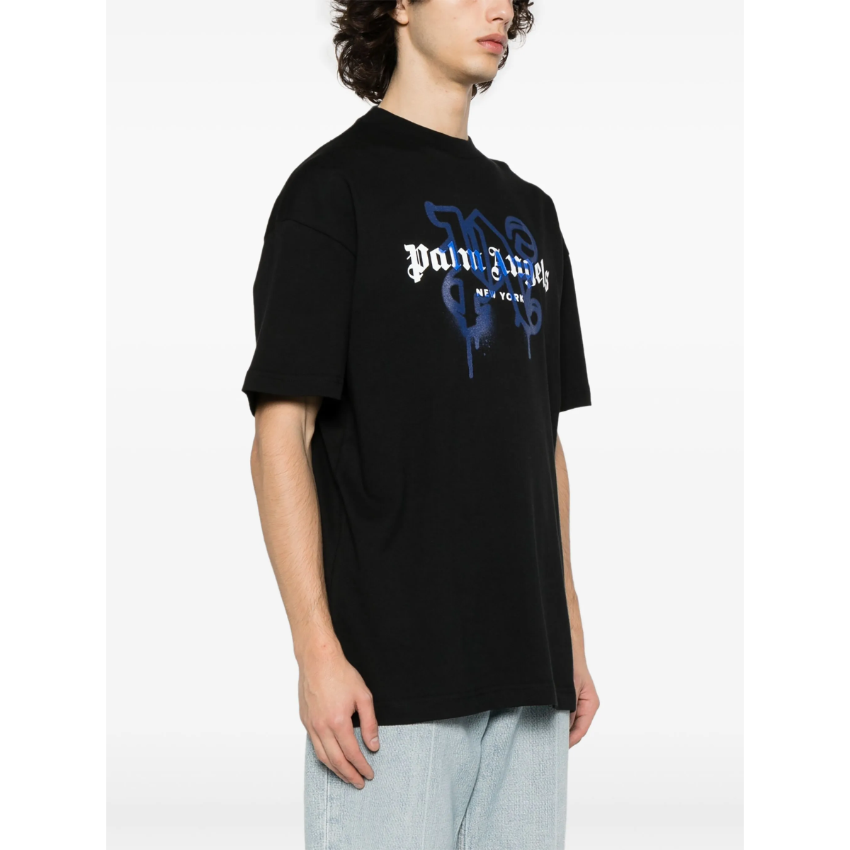Palm Angels New York Sprayed Monogram T-Shirt