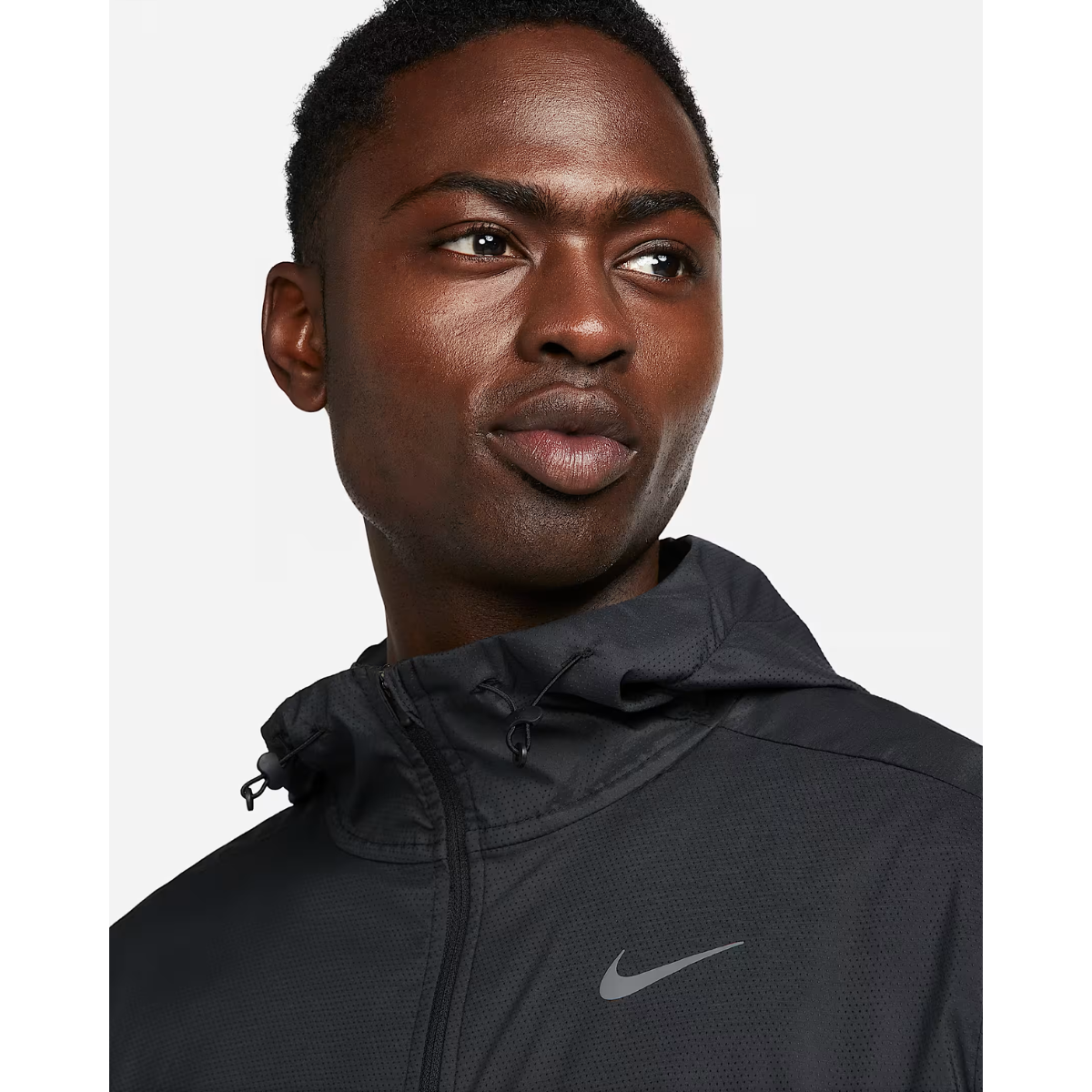 Nike Windrunner Men's Repel Running Jacket (Black)