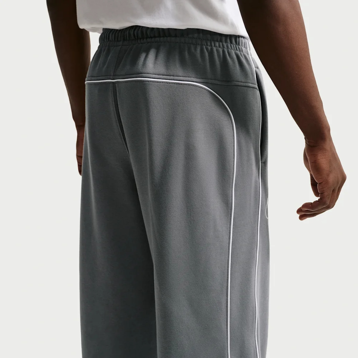 Nike Air Men's Open-Hem Fleece Trousers (Grey)