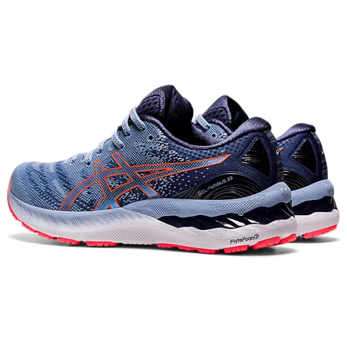 ASICS GEL-Nimbus 23 (Mist/Blazing Coral)