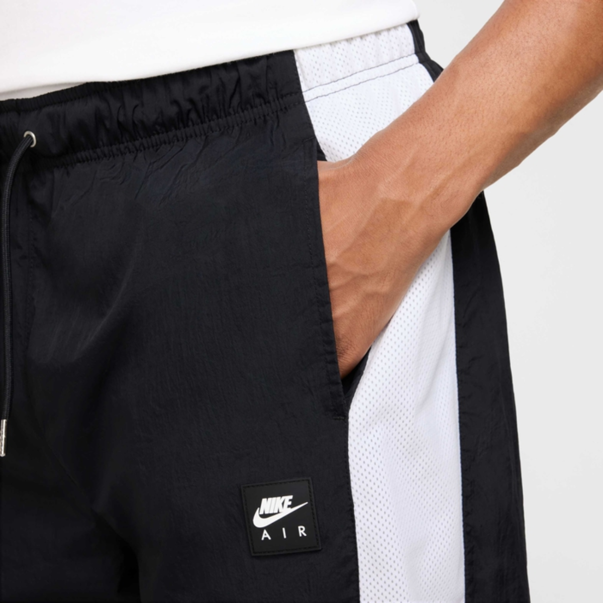 Nike Mens Air Woven Pants (Black/White)