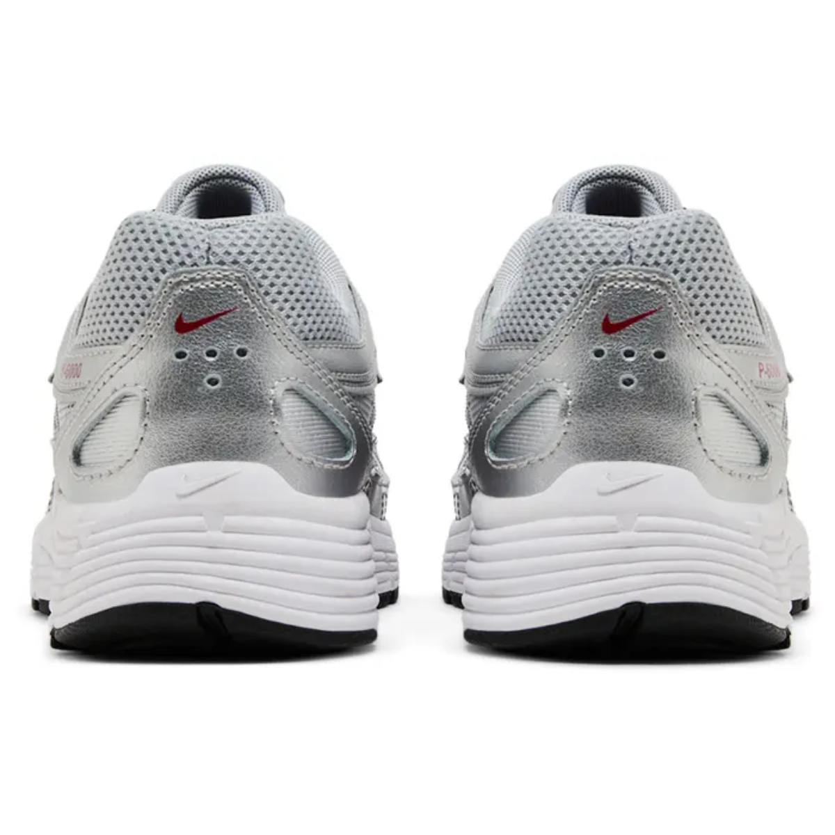 Nike P-6000 GS (Metallic Silver/Gym Red)