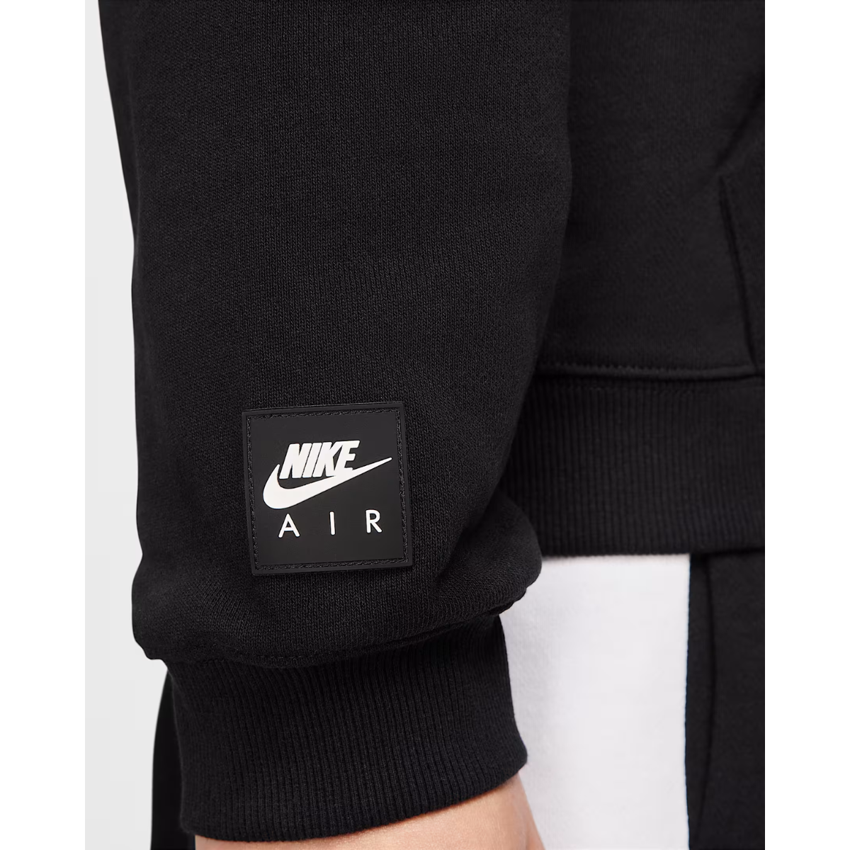 Nike Air Men's Fleece Pullover Hoodie (Black/White)