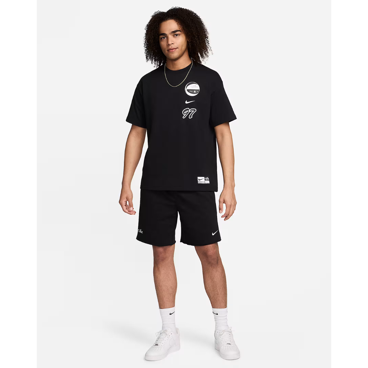Nike Men's Max90 Basketball T-Shirt (Black)