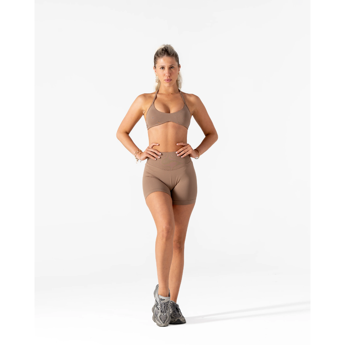 KEEPTHATPUMP Recoil Bralette (Coffee)