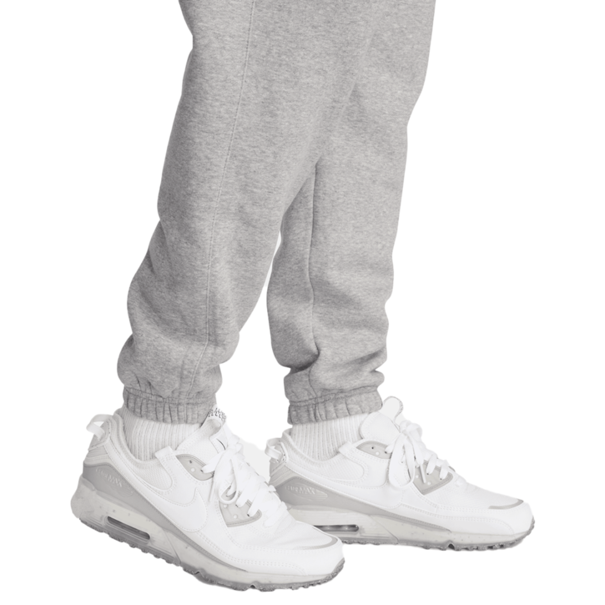 Nike Mens NSW Club Fleece Stacked Graphic Pants (Grey)