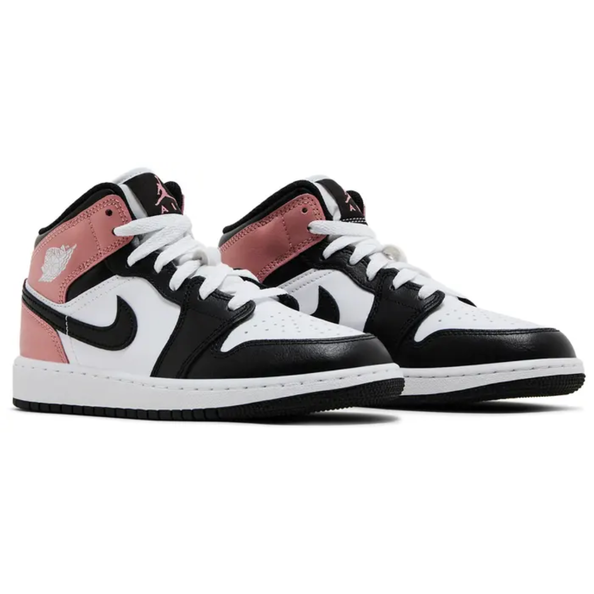 Air Jordan 1 Mid (White/Rust Pink)